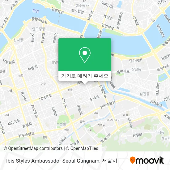 Ibis Styles Ambassador Seoul Gangnam 지도