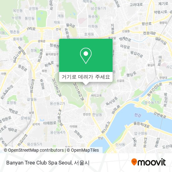 Banyan Tree Club Spa Seoul 지도