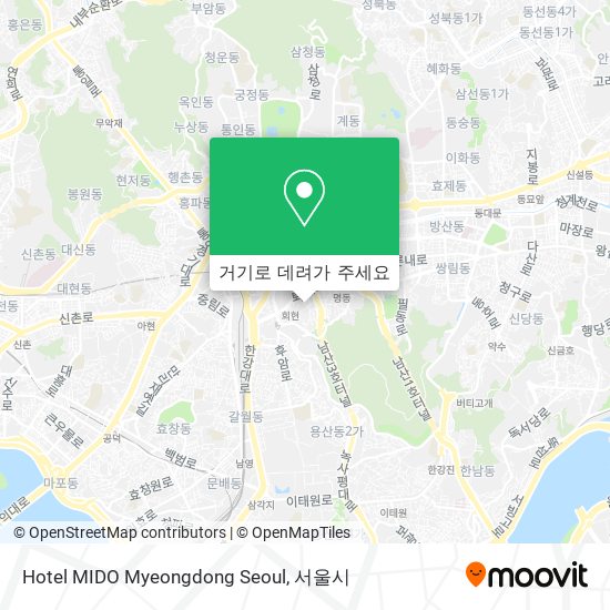 Hotel MIDO Myeongdong Seoul 지도