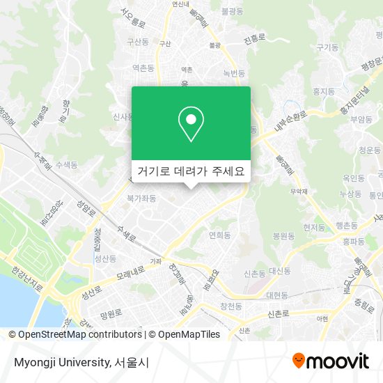 Myongji University 지도