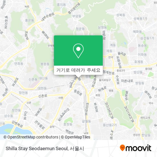 Shilla Stay Seodaemun Seoul 지도