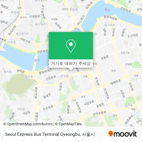 Seoul Express Bus Terminal Gyeongbu 지도