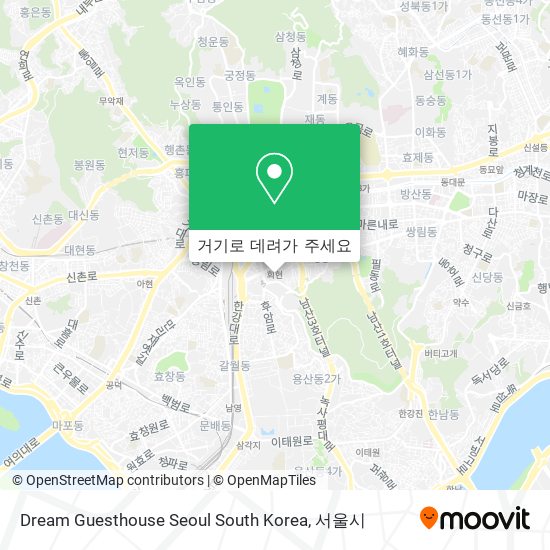 Dream Guesthouse Seoul South Korea 지도