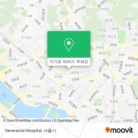 Severance Hospital 지도