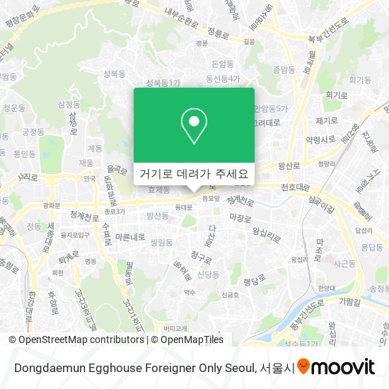 Dongdaemun Egghouse Foreigner Only Seoul 지도