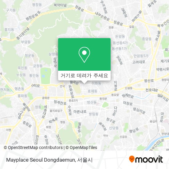 Mayplace Seoul Dongdaemun 지도