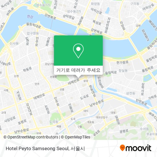 Hotel Peyto Samseong Seoul 지도