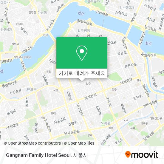 Gangnam Family Hotel Seoul 지도