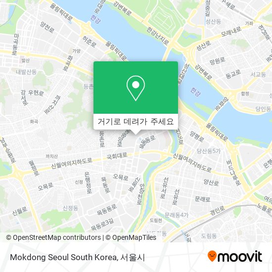 Mokdong Seoul South Korea 지도