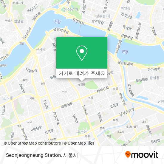 Seonjeongneung Station 지도