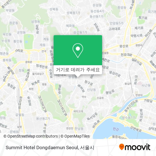 Summit Hotel Dongdaemun Seoul 지도