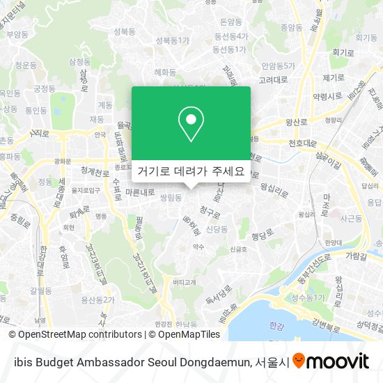 ibis Budget Ambassador Seoul Dongdaemun 지도