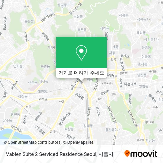 Vabien Suite 2 Serviced Residence Seoul 지도