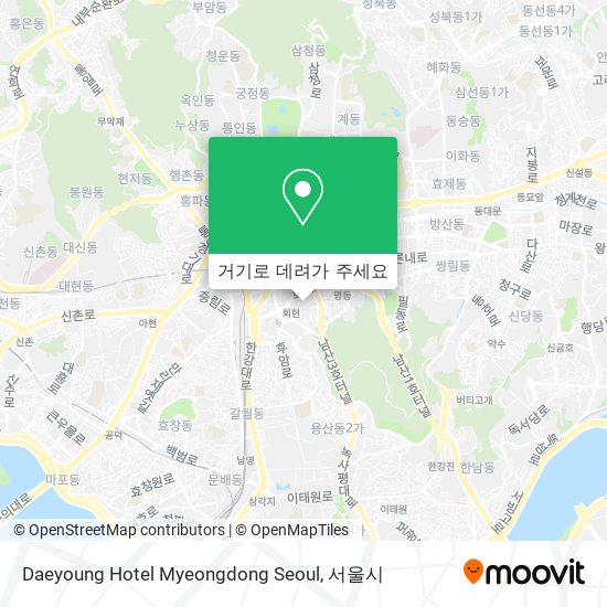 Daeyoung Hotel Myeongdong Seoul 지도