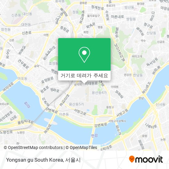 Yongsan gu South Korea 지도