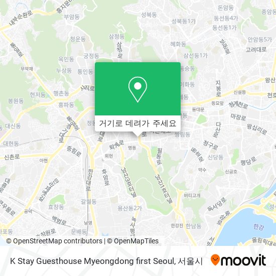 K Stay Guesthouse Myeongdong first Seoul 지도