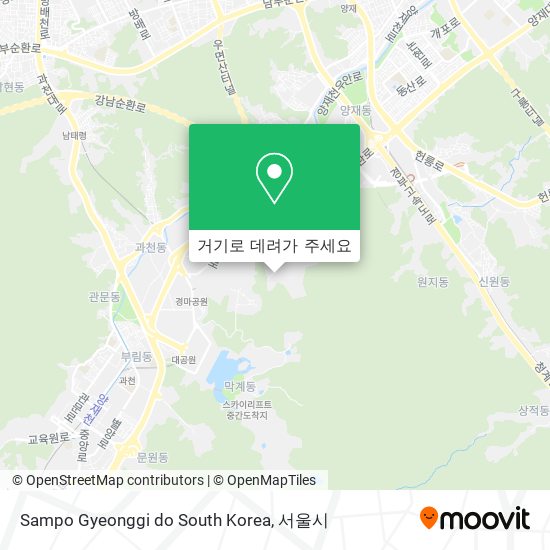 Sampo Gyeonggi do South Korea 지도