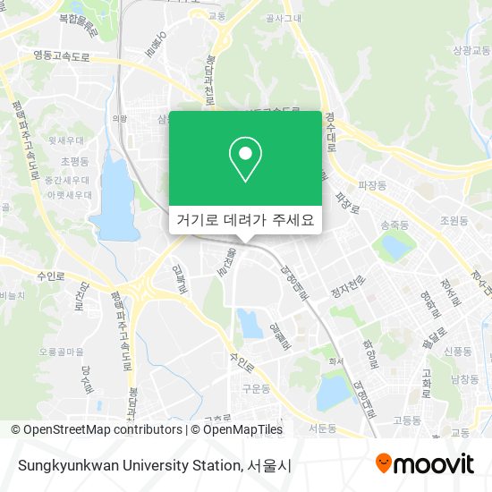 Sungkyunkwan University Station 지도