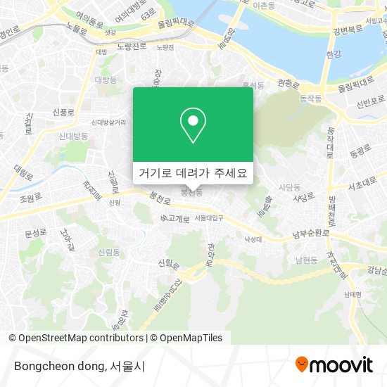 Bongcheon dong 지도