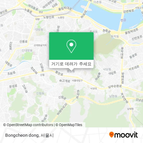 Bongcheon dong 지도