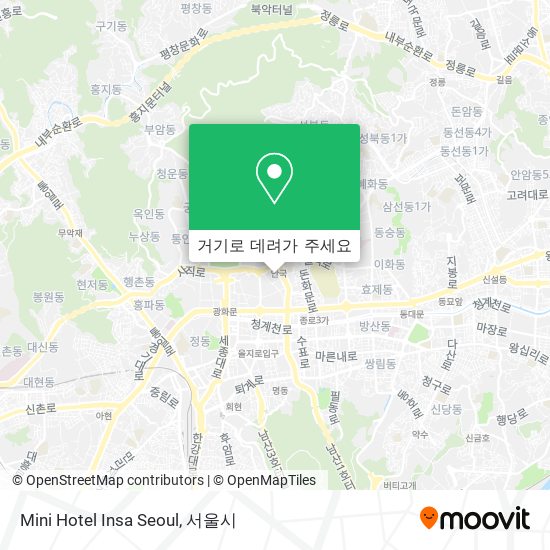 Mini Hotel Insa Seoul 지도