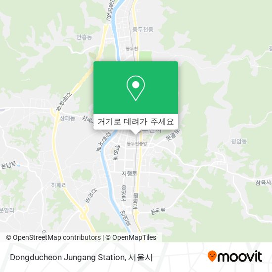 Dongducheon Jungang Station 지도