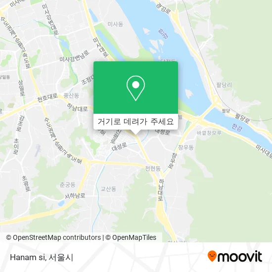 Hanam si 지도