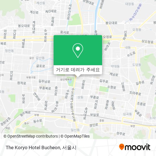 The Koryo Hotel Bucheon 지도