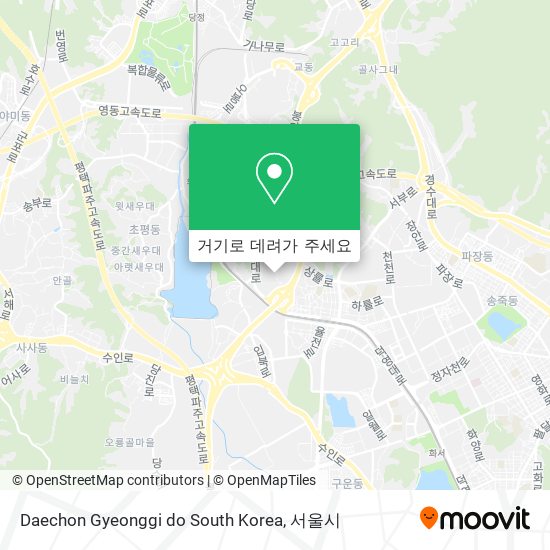 Daechon Gyeonggi do South Korea 지도