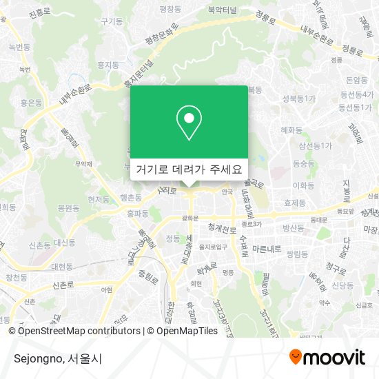 Sejongno 지도