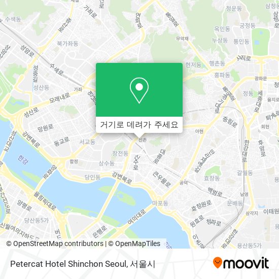 Petercat Hotel Shinchon Seoul 지도