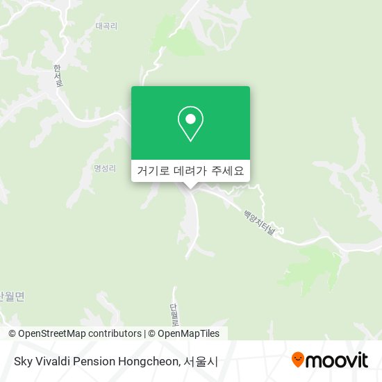 Sky Vivaldi Pension Hongcheon 지도