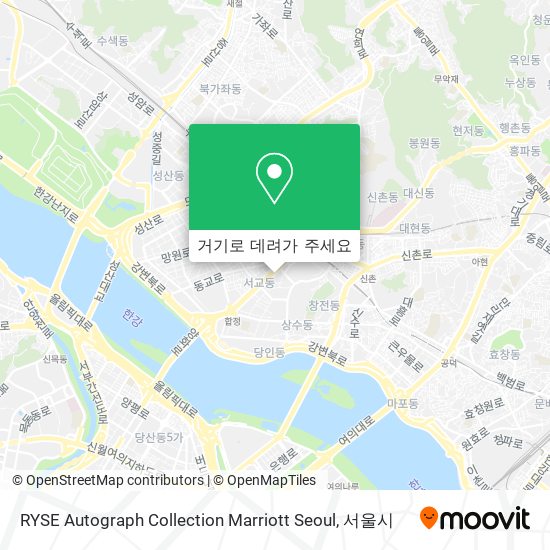 RYSE Autograph Collection Marriott Seoul 지도
