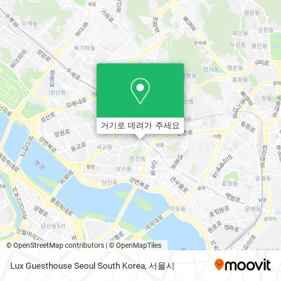 Lux Guesthouse Seoul South Korea 지도