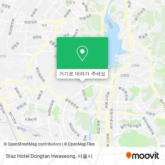 Staz Hotel Dongtan Hwaseong 지도
