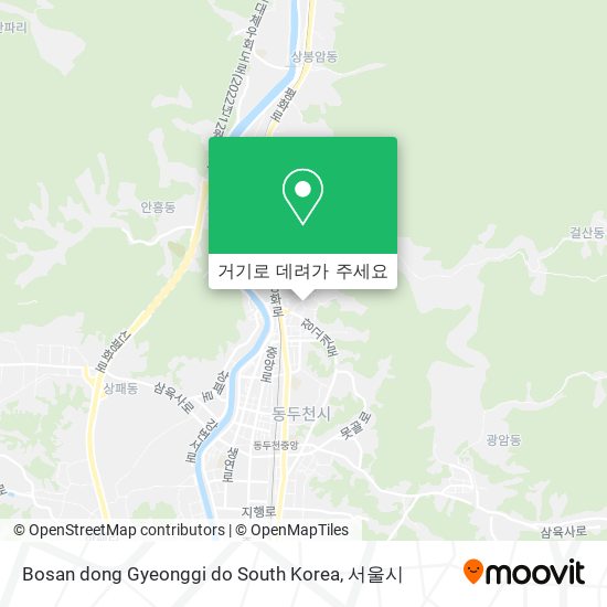 Bosan dong Gyeonggi do South Korea 지도