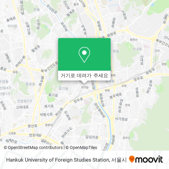 Hankuk University of Foreign Studies Station 지도