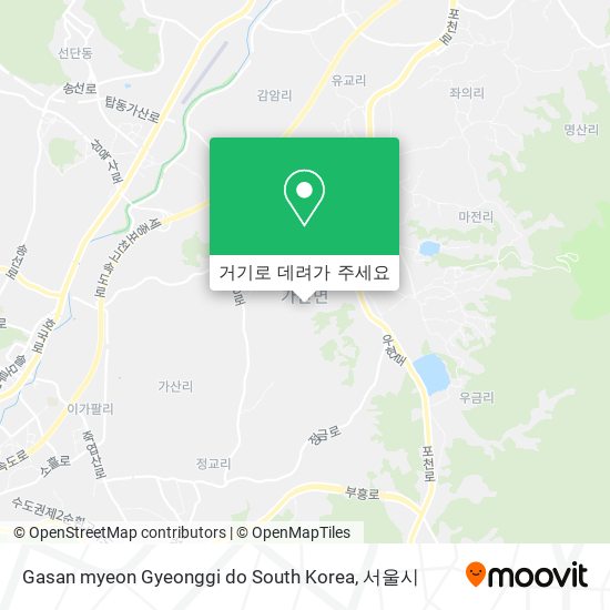 Gasan myeon Gyeonggi do South Korea 지도