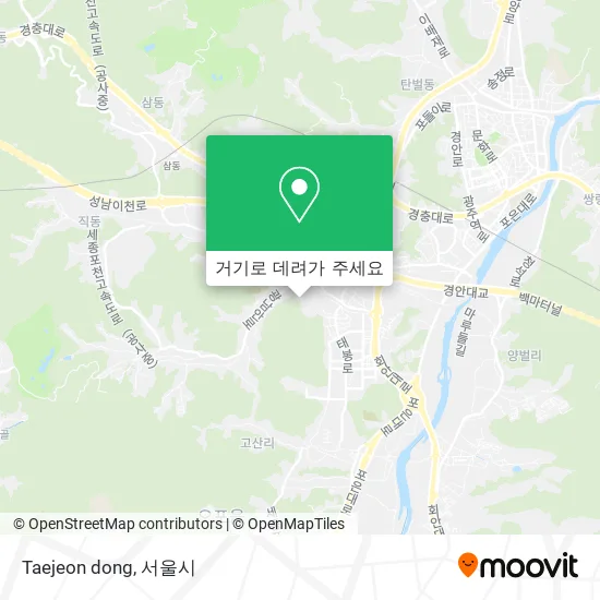 Taejeon dong 지도