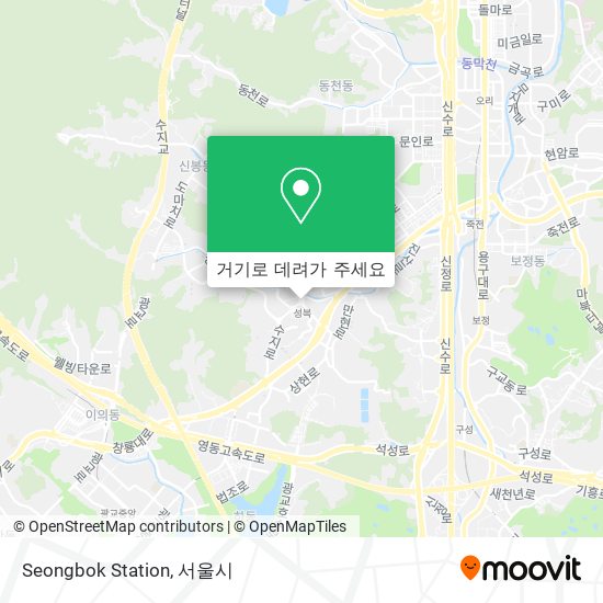 Seongbok Station 지도
