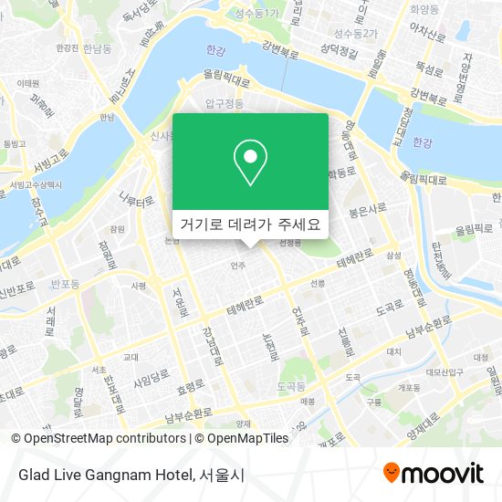Glad Live Gangnam Hotel 지도