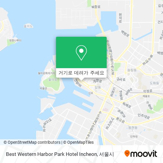 Best Western Harbor Park Hotel Incheon 지도