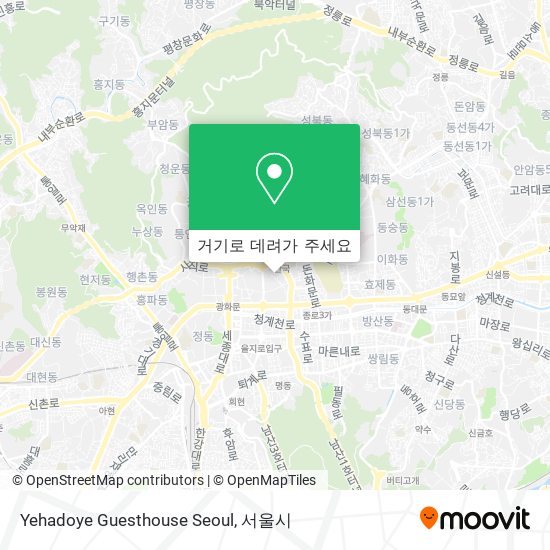 Yehadoye Guesthouse Seoul 지도