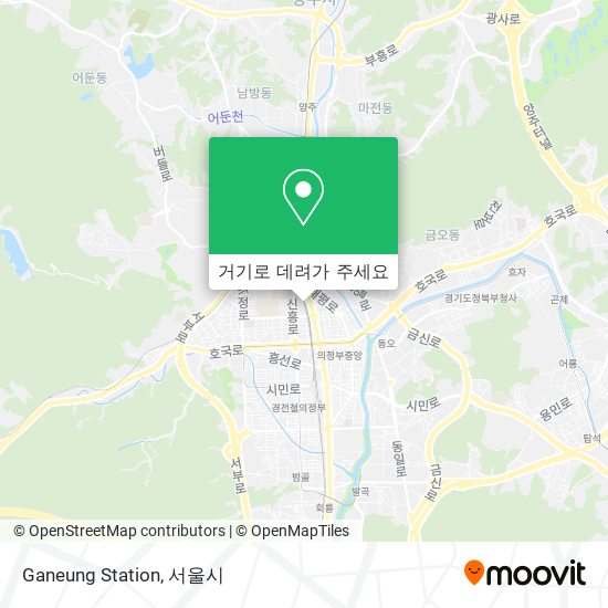 Ganeung Station 지도