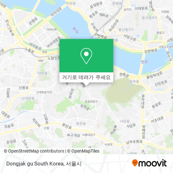Dongjak gu South Korea 지도