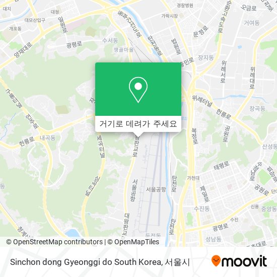 Sinchon dong Gyeonggi do South Korea 지도