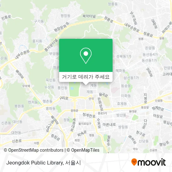 Jeongdok Public Library 지도
