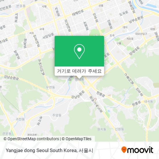 Yangjae dong Seoul South Korea 지도