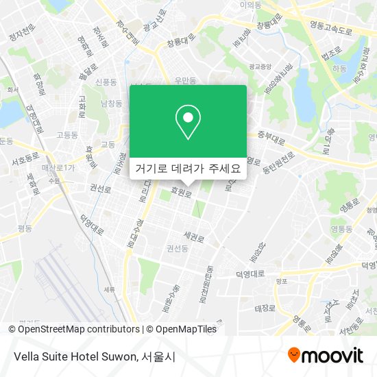 Vella Suite Hotel Suwon 지도