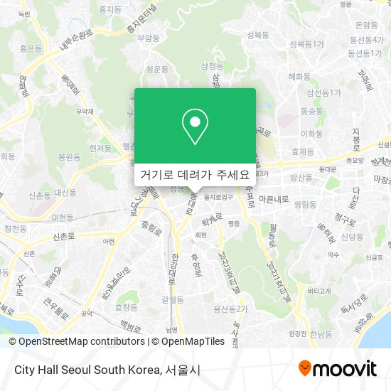City Hall Seoul South Korea 지도